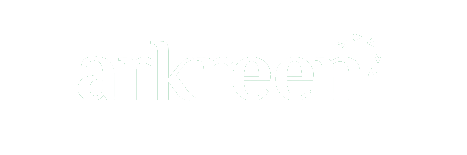 Arkreen white wordmark